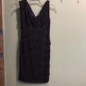 Navy cocktail dress